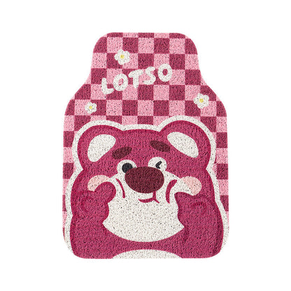Cute Lotso Bear Universal Non-Slip Car Floor Mats