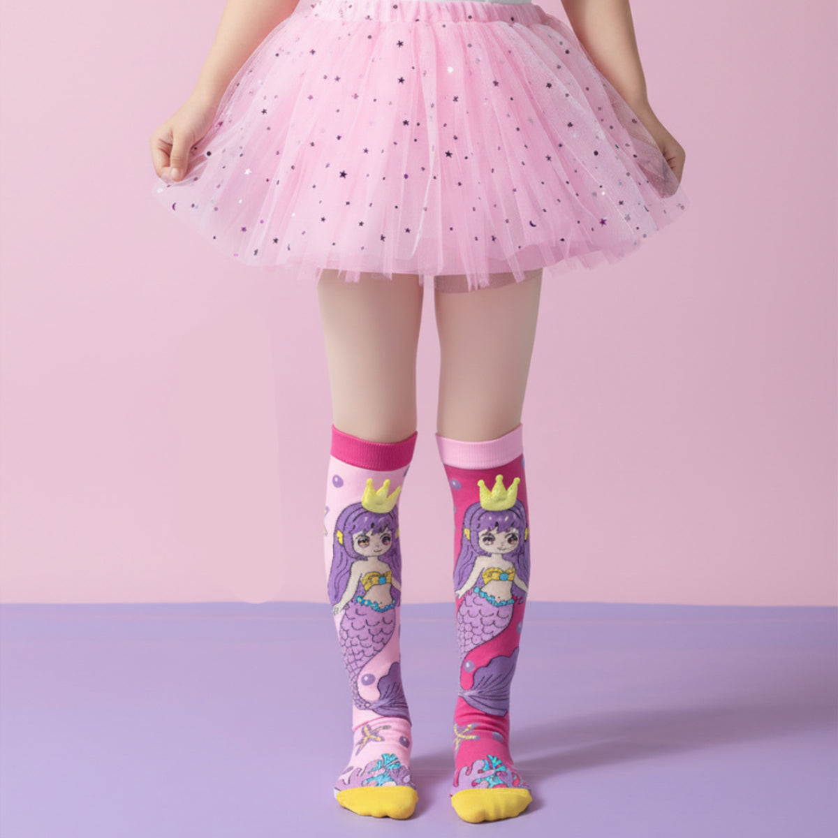 Girls' Vibrant Cute Cartoons Crazy Socks