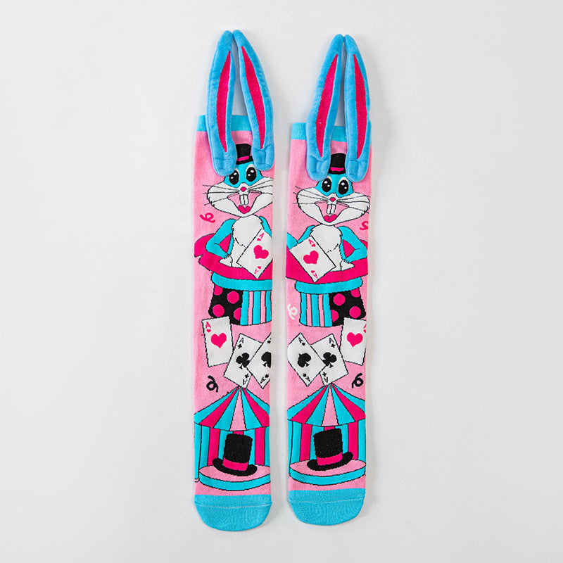 Cute Children's Knee-High 3D Adorable Crazy Socks
