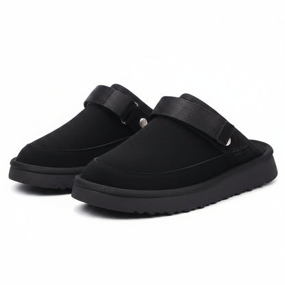 Women's Mulleus Cowhide Sandals - Black