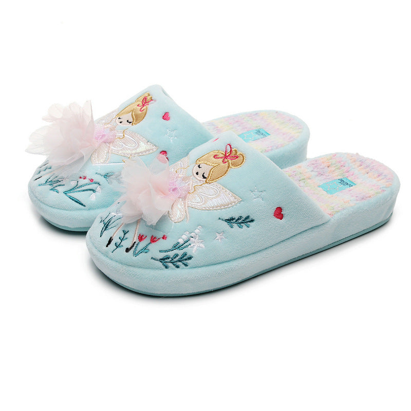 Children's Magical Fairy Closed-Toe Home Slippers
