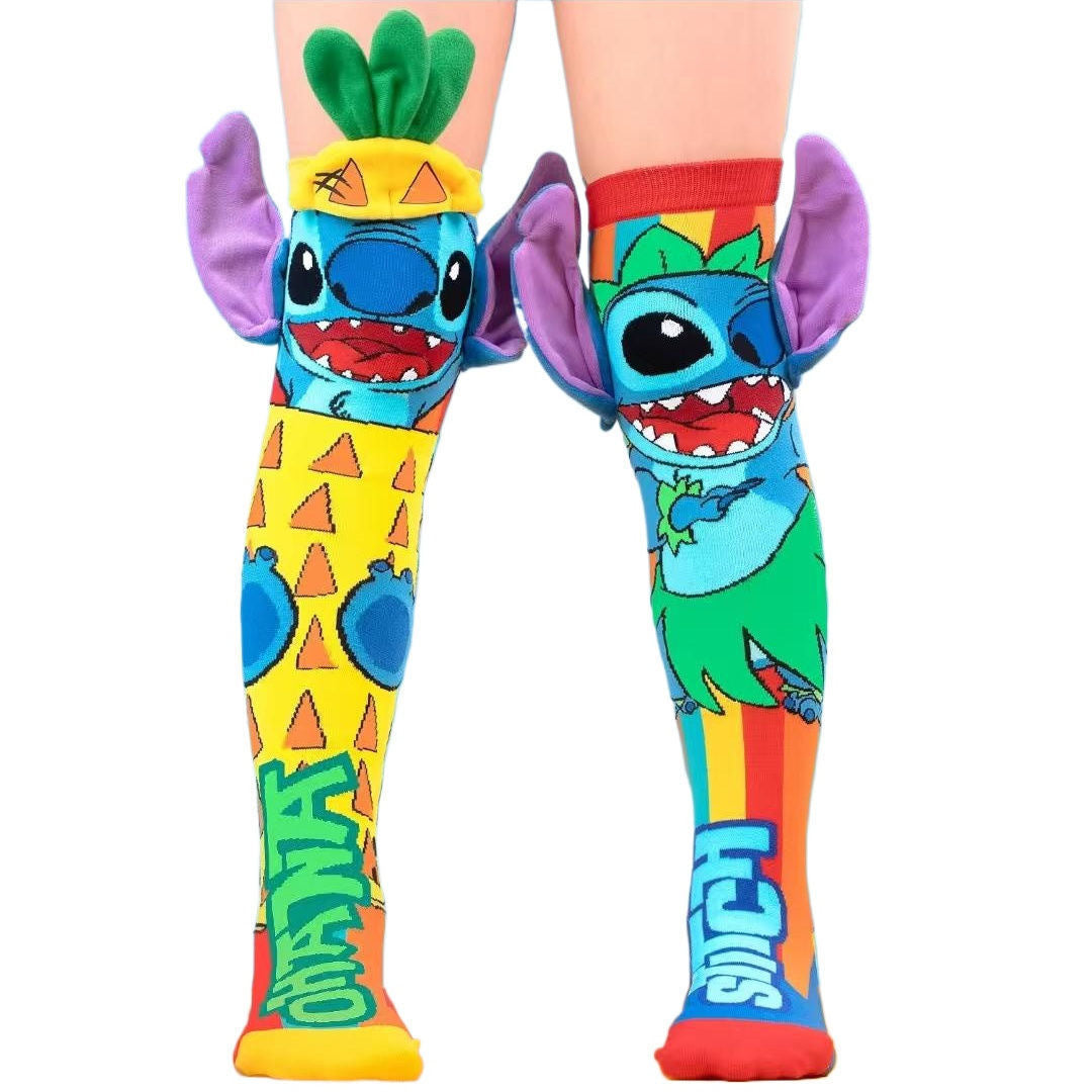 Stitch Children's Adorable 3D Knee-High Crazy Socks