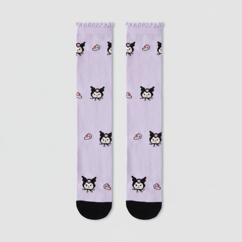 Adorable Kuromi Knee-High Ultra Soft Socks