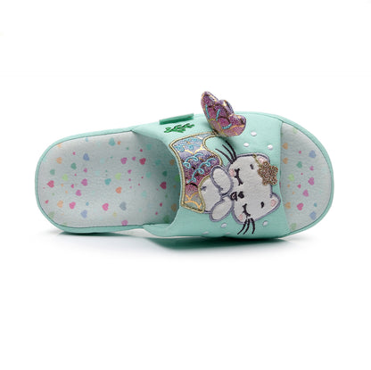 Children's Mermaid Cat Home Slippers