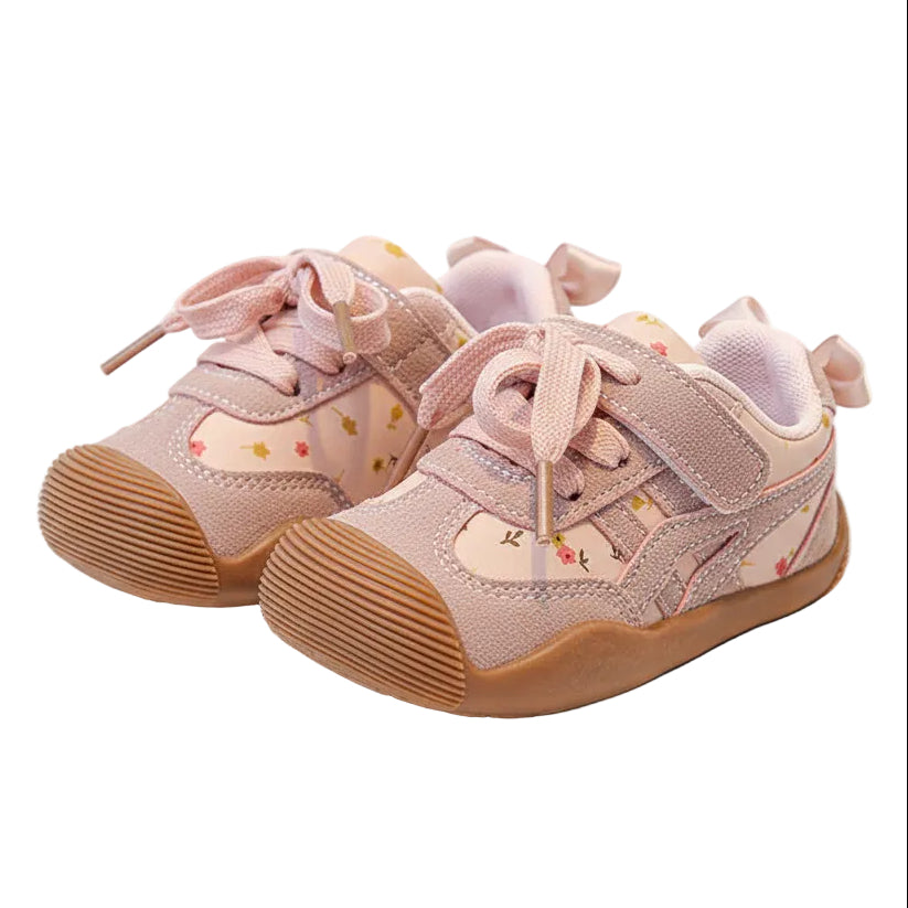 Girl's Posie First Step Soft Sole Sneakers