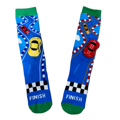 Boy's Cute 3D Knee-High Crazy Socks