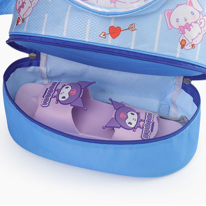 Cartoon Kids Large Waterproof Swim Bag with Footwear Compartment