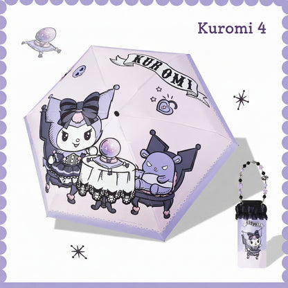 Sanrio Kuromi Compact Foldable Umbrella