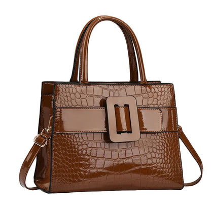 Buckle Tote Shoulder / Handbag