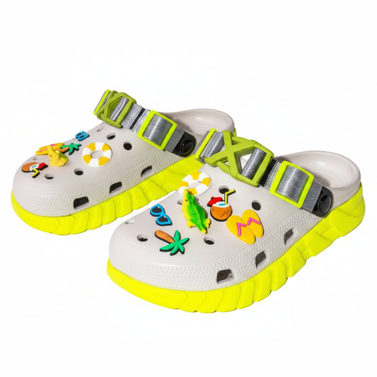 ZYLUS AeroGrip Tropical Clog Sandals