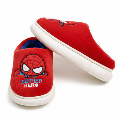 Marvel Spider-Man Kids Indoor Plush Slippers