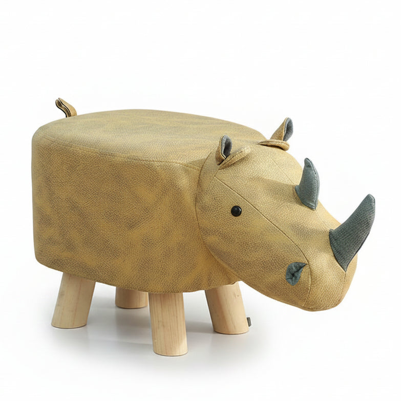 Rhino Animal Children's Ottoman Footstool