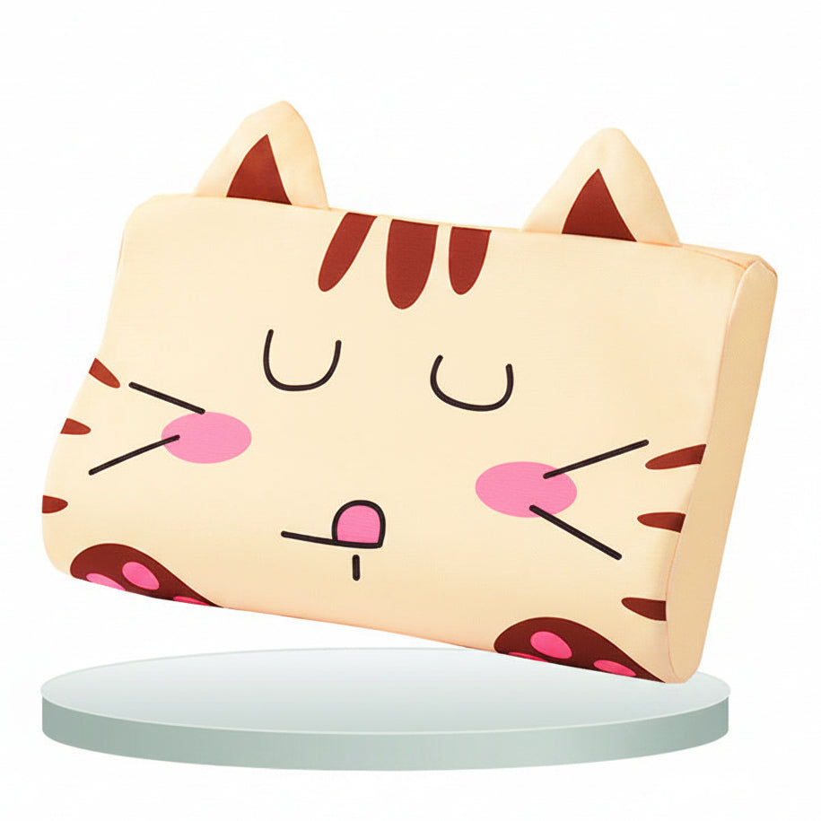 Children's Cartoons Ergonomic Contoured Slow Rebound Memory Foam Pillow