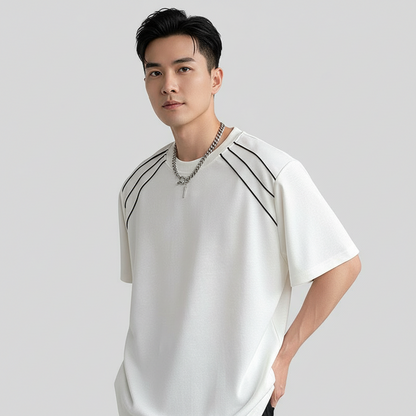 Men's Oversized Shoulder Padded T-Shirts