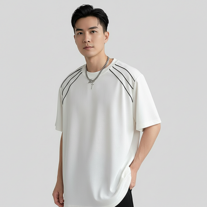 Men's Oversized Shoulder Padded T-Shirts