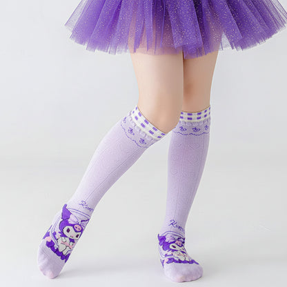 Girls' Kawaii Sanrio Characters Breathable High Socks