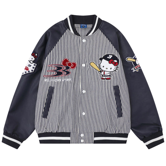 Hello Kitty Sports League Varsity Jacket