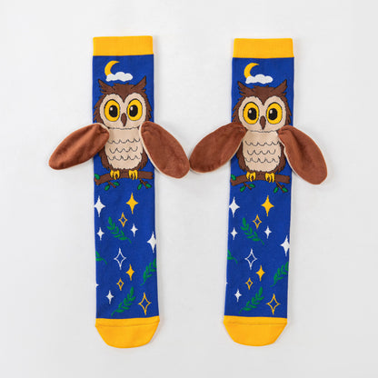 Cute Children's Knee-High 3D Adorable Crazy Socks