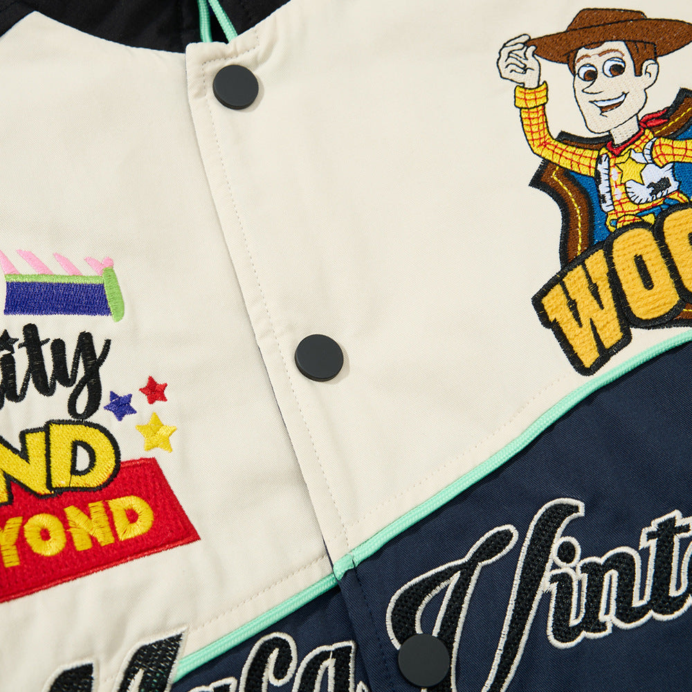 Toy Story Woody Baseball Varsity Jacket