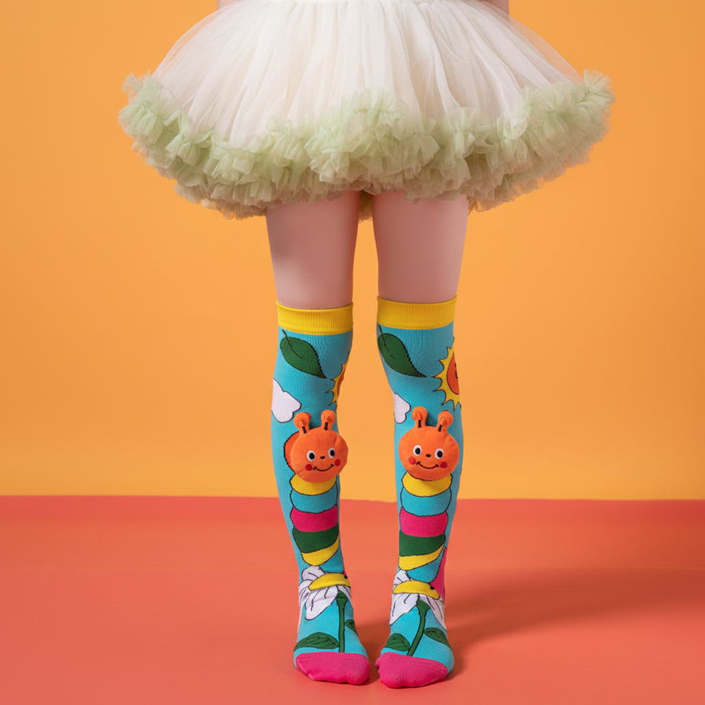 Kids Cute Cartoom Knee-High Crazy Socks