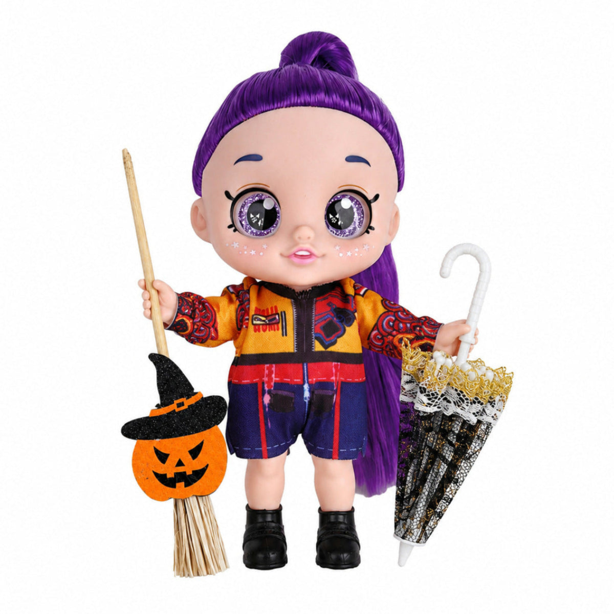 Hunters Girls Magic Witch Halloween Doll Playset