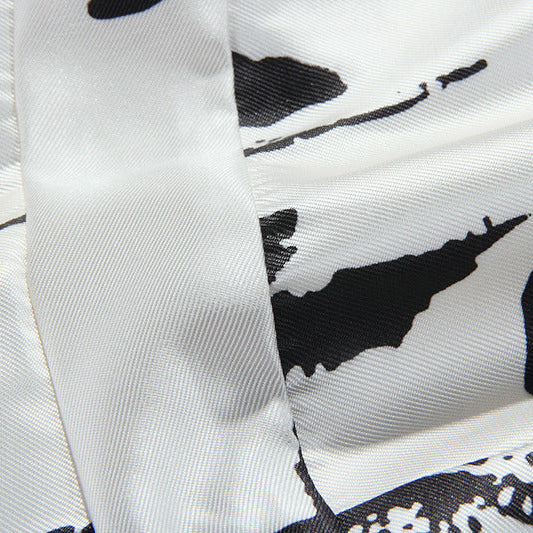 Flare Monochrome Jacquard Sleeveless Dress.