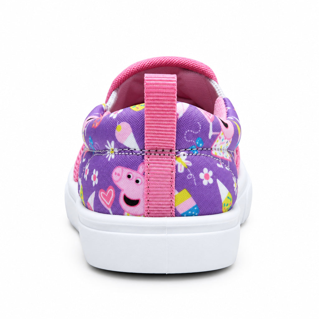 Peppa Pig Girls Slip-On Canvas Shoes
