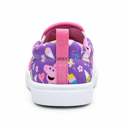Peppa Pig Girls Slip-On Canvas Shoes