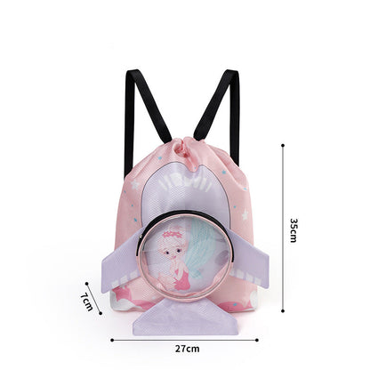 Kids Fun Cartoon Waterproof Beach Backpack
