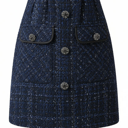 Prestige Tweed Long Sleeve Mini Dress.