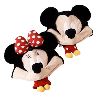 Mickey & Minnie 3D Big-Head Plush Hats