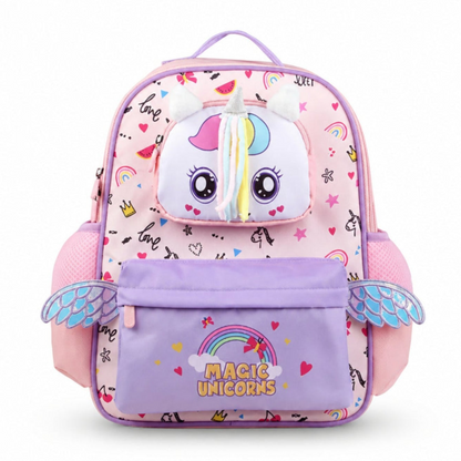 Supercute Magic Unicorn School Backpack & Lunch Bag Set