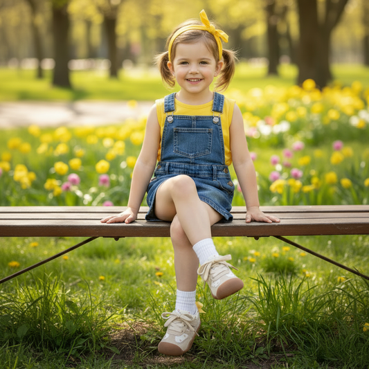 Girl's Posie First Step Soft Sole Sneakers