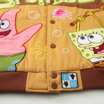 SpongeBob SquarePants "Lucky Day" Bomber Varsity Jacket