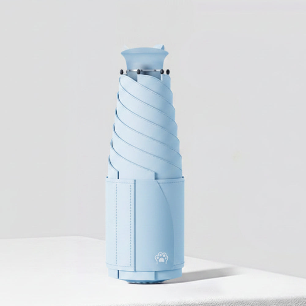 UPF50+ Microscopic Handle Compact Folding Umbrella