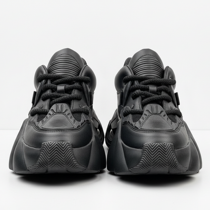 Men's Velocity Leather Shoes - Black