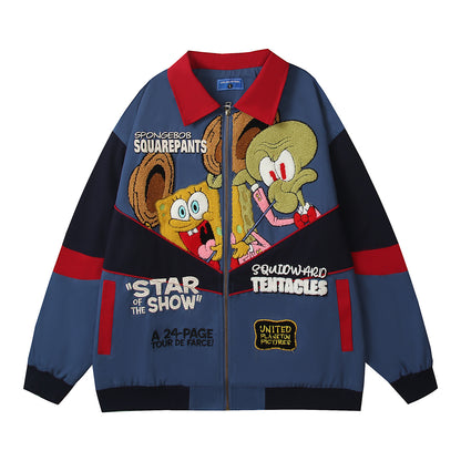 SpongeBob x Squidward Streetwear Jacket