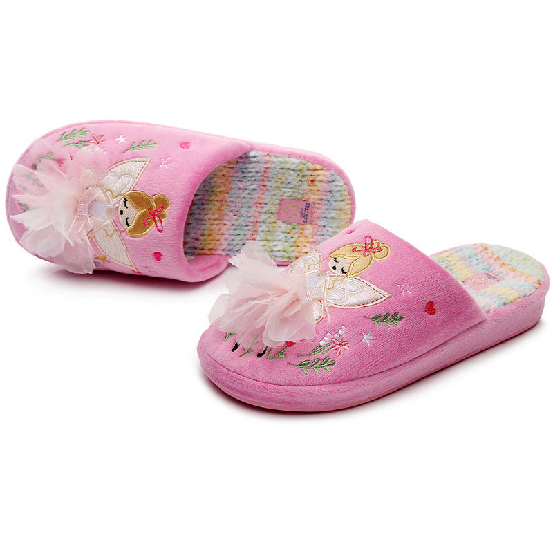 Children's Magical Fairy Closed-Toe Home Slippers