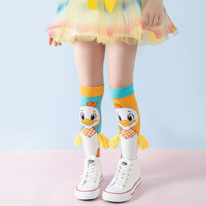 Children's 3D Cartoon Knee-High Crazy Socks