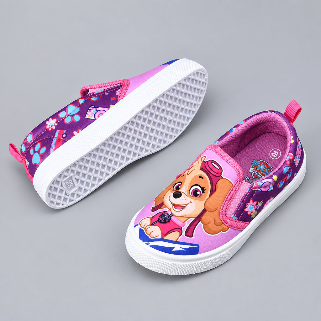 PAW Patrol Girl's Mismatched Slip-On Canvas Shoes