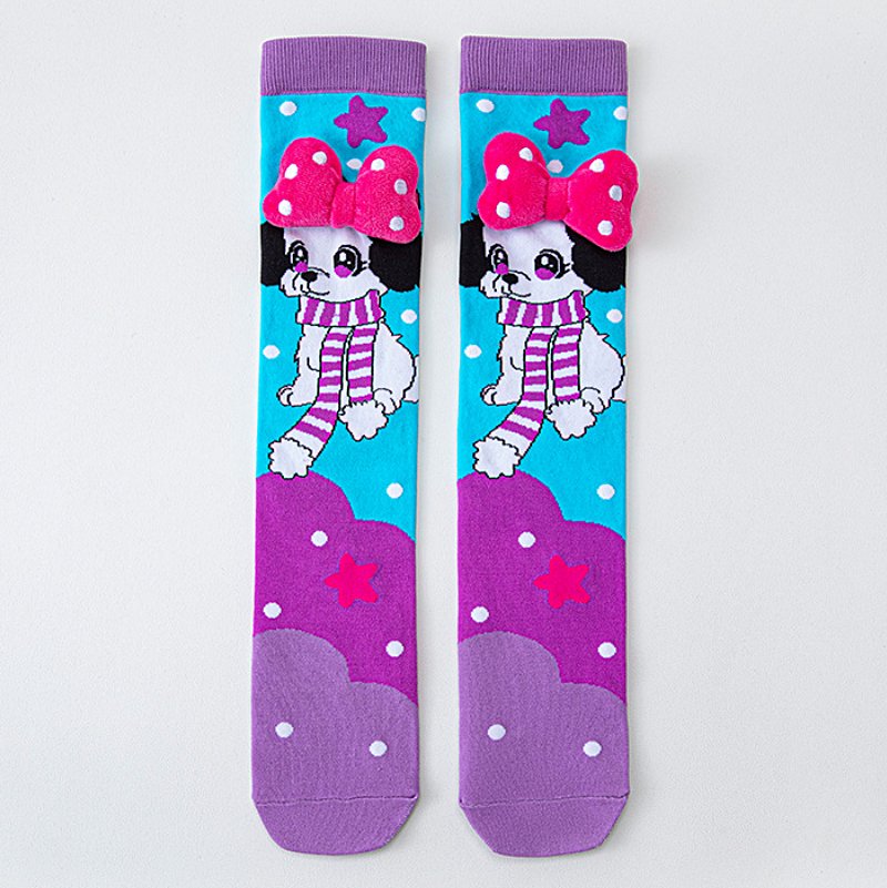 Girls' Vibrant Cute Cartoons Crazy Socks