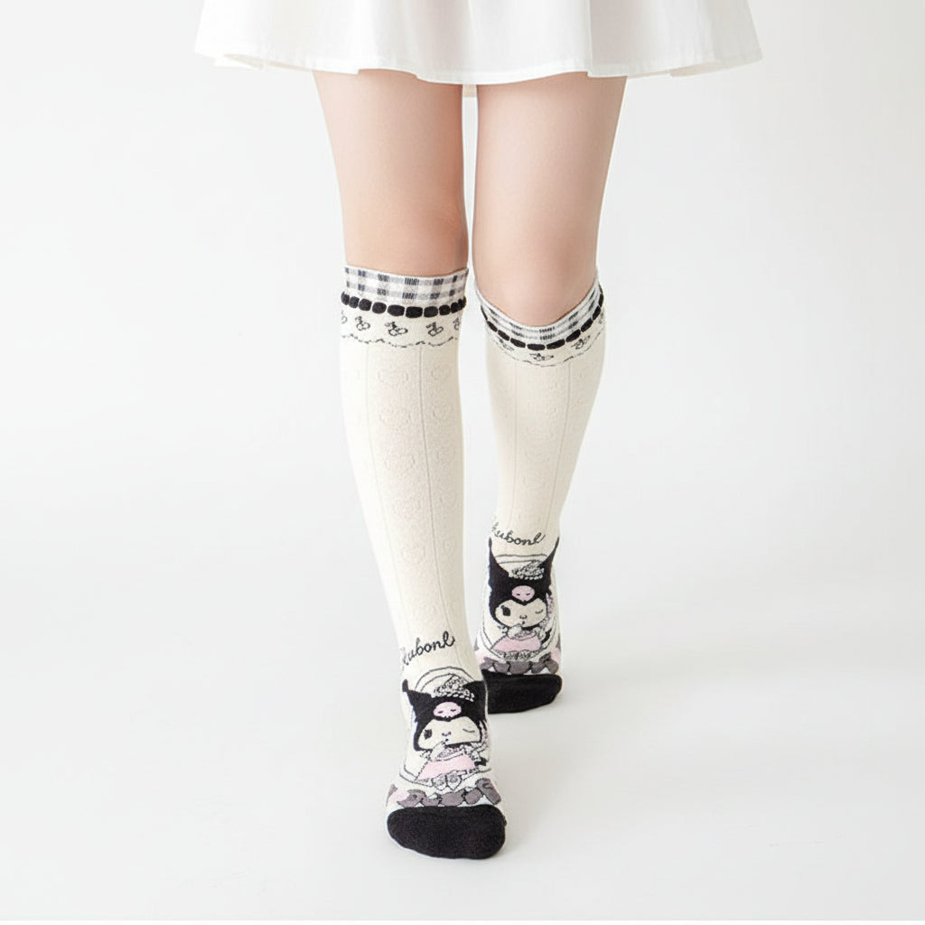Girls' Kawaii Sanrio Characters Breathable High Socks