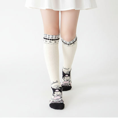 Girls' Kawaii Sanrio Characters Breathable High Socks