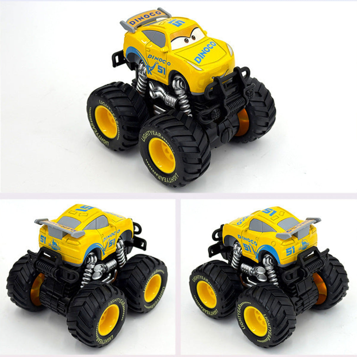 Disney Pixar Cars Off-Road Monster Truck Pullback Toy Vehicle