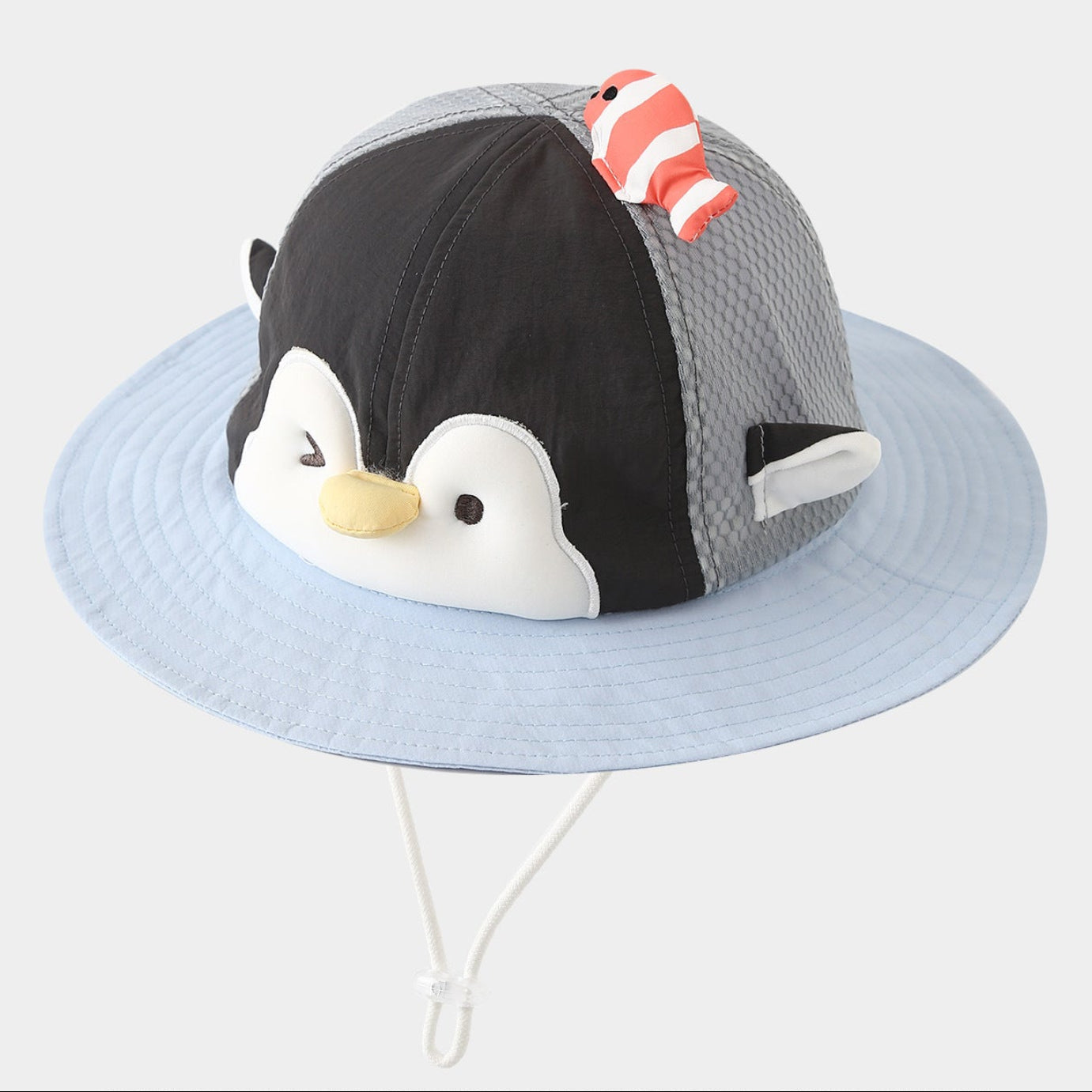 Children's Adorable Penguin Sun Protection Bucket Hat