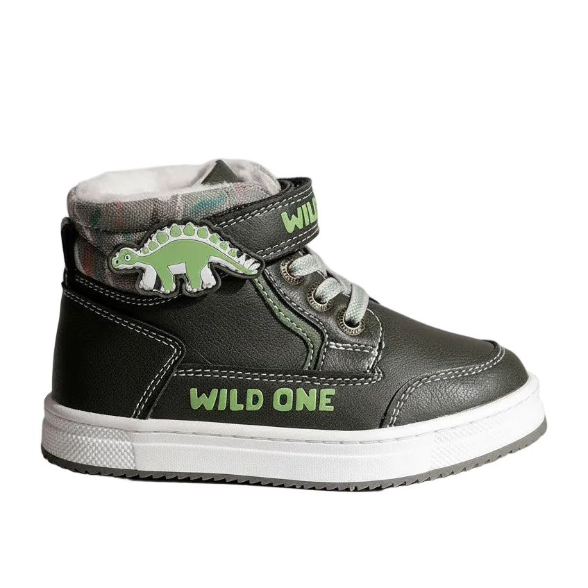 Boy's Dino Winter Hug Snow Sneakers