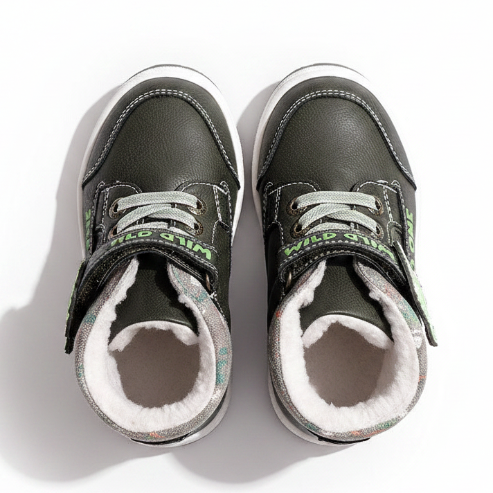 Boy's Dino Winter Hug Snow Sneakers