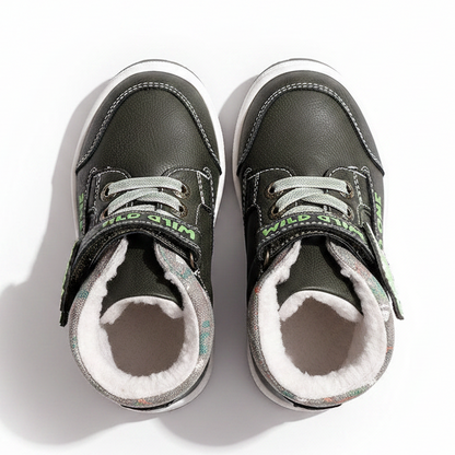 Boy's Dino Winter Hug Snow Sneakers