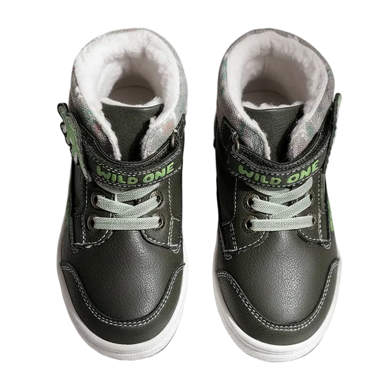 Boy's Dino Winter Hug Snow Sneakers