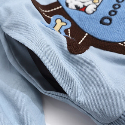 Corduroy Collar Puppy Paw Classic Jacket